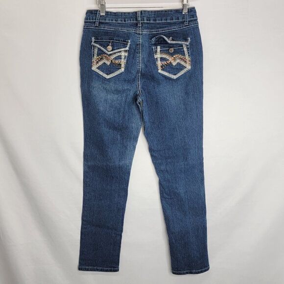 𝅺ROZ & Ali Denim Blue Size 10 jeans - Picture 4 of 14